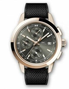 IWC Ingenieur Chronograph Custom Red Gold / Green-Gold / Rubber IW3808-DA