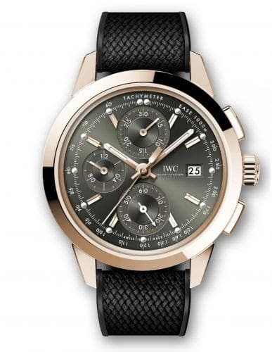 IWC Ingenieur Chronograph Custom Red Gold / Green-Gold / Rubber IW3808-DA