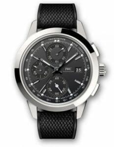 IWC Ingenieur Chronograph Custom Stainless Steel / Black-Black / Rubber IW3808-BE