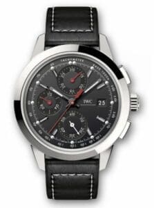 IWC Ingenieur Chronograph Custom Stainless Steel / Black-Red / Calf IW3808-BI