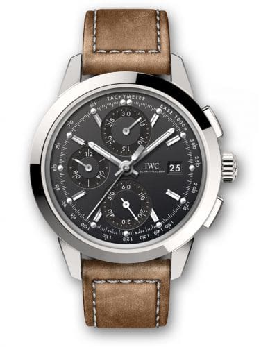 IWC Ingenieur Chronograph Custom Stainless Steel / Black-Rhodium / Calf IW3808-AW