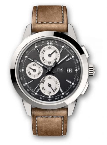 IWC Ingenieur Chronograph Custom Stainless Steel / Black-Silver-Black / Calf IW3808-BV