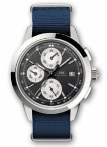 IWC Ingenieur Chronograph Custom Stainless Steel / Black-Silver-Black / NATO IW3808-DH