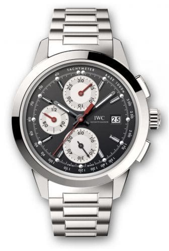 IWC Ingenieur Chronograph Custom Stainless Steel / Black-Silver-Red / Rubber IW3808-CC