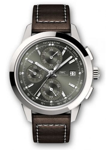 IWC Ingenieur Chronograph Custom Stainless Steel / Green-Rhodium / Calf IW3808-BO