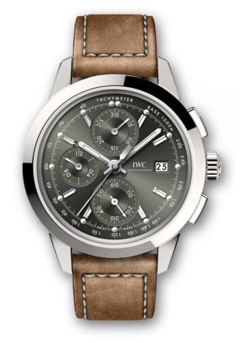 IWC Ingenieur Chronograph Custom Stainless Steel / Green-Rhodium / Calf IW3808-BP