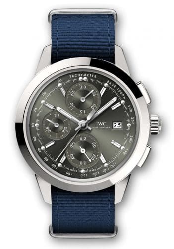 IWC Ingenieur Chronograph Custom Stainless Steel / Green-Rhodium / NATO IW3808-DF
