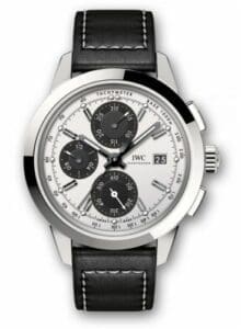 IWC Ingenieur Chronograph Custom Stainless Steel / Silver-Black-Black / Calf IW3808-CD
