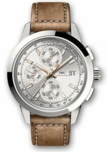 IWC Ingenieur Chronograph Custom Stainless Steel / Silver-Gold / Calf IW3808-AJ
