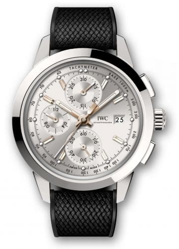 IWC Ingenieur Chronograph Custom Stainless Steel / Silver-Gold / Rubber IW3808-AK