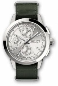 IWC Ingenieur Chronograph Custom Stainless Steel / Silver-Rhodium / NATO IW3808-AF