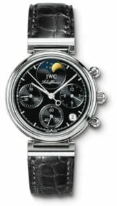 IWC Kleine Da Vinci Stainless Steel / Black / Croco IW3736-13