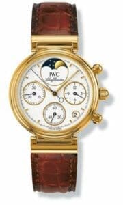 IWC Kleine Da Vinci Yellow Gold / White / Brown Croco IW3736-01
