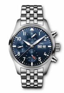 IWC Pilot's Watch Chronograph 41 Stainless Steel / Blue / Bracelet IW3881-02