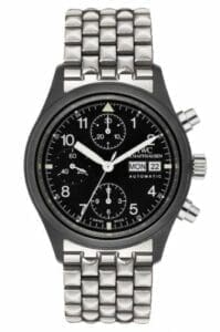 IWC Pilot's Watch Chronograph Ceramic / Italian / Bracelet IW3705-06