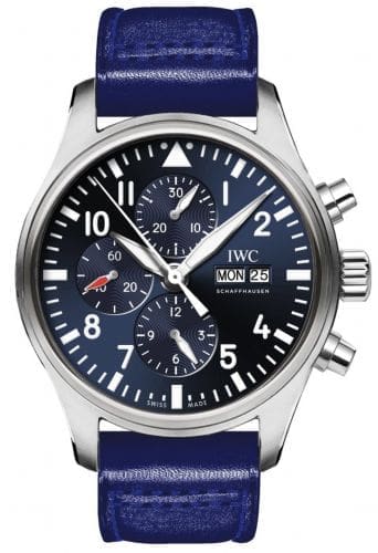IWC Pilot's Watch Chronograph Stainless Steel / Le Petit Prince / Santoni IW3777-22