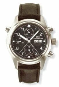 IWC Pilot's Watch Doppelchronograph Stainless Steel / Black / English / Strap IW3713-03