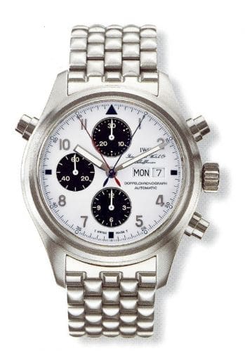 IWC Pilot's Watch Doppelchronograph Stainless Steel / White / Japan / Bracelet IW3713-30