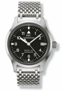 IWC Pilot's Watch Mark XII Stainless Steel / Black / Bracelet IW3241-02