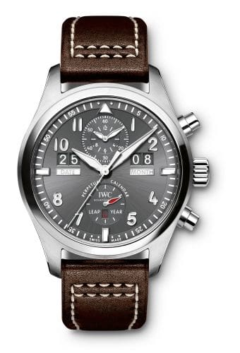 IWC Pilot's Watch Spitfire Perpetual Calendar Digital Date-Month Stainless Steel IW3791-08