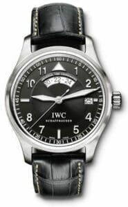 IWC Pilot's Watch Spitfire UTC Stainless Steel / Black / Strap IW3251-05