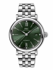 IWC Portofino Automatic 37 Stainless Steel / Green / Bracelet IW4586-02