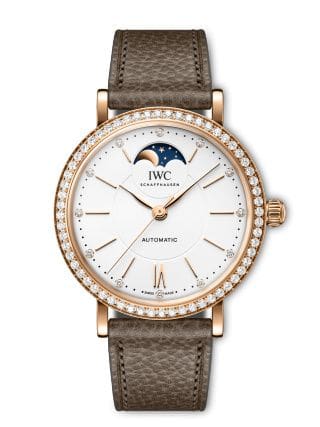 IWC Portofino Automatic Moon Phase 37 Stainless Steel - Diamond / Silver IW6596-02