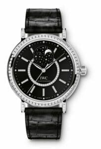 IWC Portofino Automatic Moon Phase 37 White Gold / Diamond / Black IW4590-04