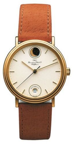 IWC Portofino Automatic Moonphase / Yellow Gold / White / Strap IW3550-01