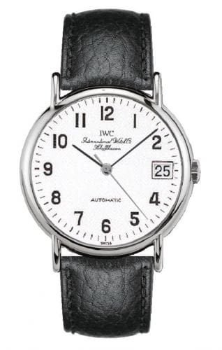 IWC Portofino Automatic Stainless Steel / White - Railroad / Strap IW3513-38