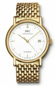 IWC Portofino Automatic / Yellow Gold / White / Bracelet IW3533-08