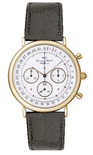 IWC Portofino Chronograph MecaQuartz Yellow Gold / White / Alligator IW3731-01