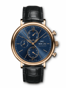 IWC Portofino Chronograph Red Gold / Blue IW3910-35
