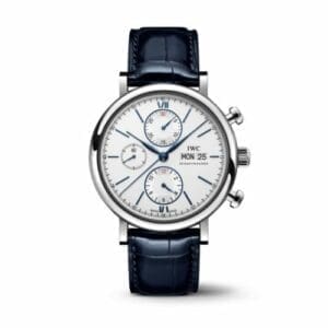 IWC Portofino Chronograph Stainless Steel / Silver - Blue IW3910-37