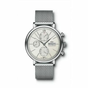 IWC Portofino Chronograph Stainless Steel / Silver / Milanese IW3910-09