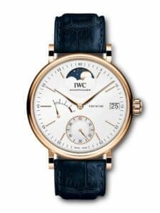 IWC Portofino Hand-Wound Eight Days Moonphase Red Gold / Silver IW5164-09