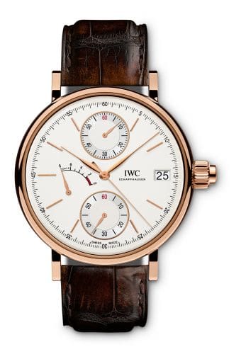 IWC Portofino Hand-Wound Monopusher Red Gold / Silver IW5151-04
