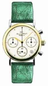 IWC Portofino Lady Chronograph MecaQuartz Stainless Steel / Yellow Gold / White / Alligator IW3730-16
