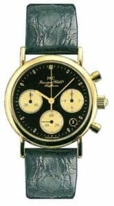 IWC Portofino Lady Chronograph MecaQuartz Yellow Gold / Black / Alligator IW3730-07