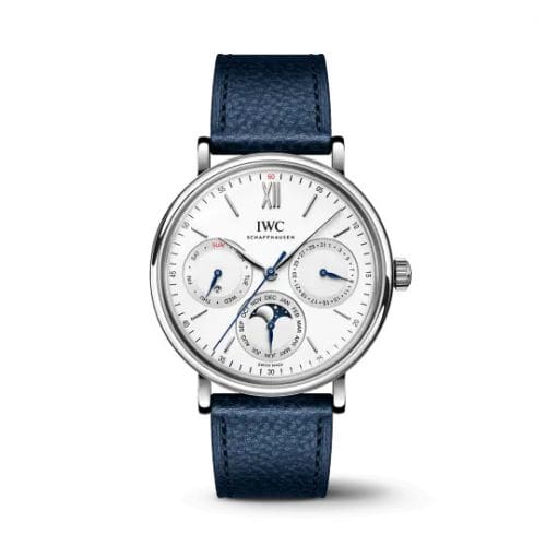 IWC Portofino Perpetual Calendar Stainless Steel / Silver IW3446-01