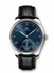 IWC Portugieser Automatic 40 Stainless Steel / Blue / Alligator IW3583-05
