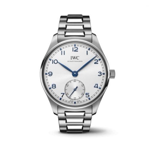 IWC Portugieser Automatic 40 Stainless Steel / Silver - Blue / Bracelet IW3583-12