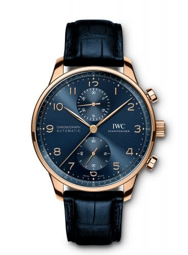 IWC Portugieser Chronograph Red Gold / Blue / Boutique Edition IW3716-14
