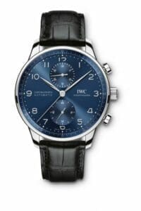 IWC Portugieser Chronograph Stainless Steel / Blue IW3716-06