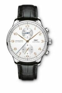 IWC Portugieser Chronograph Stainless Steel / Silver - Rose IW3716-04