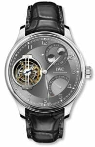 IWC Portugieser Constant-Force Tourbillon Double Moon Platinum / Ardoise IW5901-02