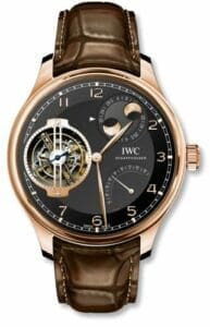 IWC Portugieser Constant-Force Tourbillon Double Moon Red Gold / Black IW5901-07