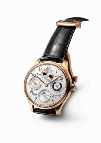 IWC Portugieser Perpetual Calendar 5021 Luis Figo Rose Gold / Black IW5021-20