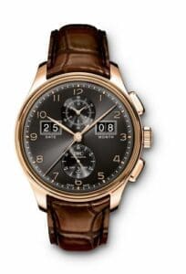 IWC Portugieser Perpetual Calendar Digital Date-Month Edition "75th Anniversary" Red Gold / Black IW3972-02