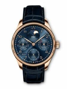 IWC Portugieser Perpetual Calendar Single Moon Armor Gold / Blue / Boutique Edition IW5033-12